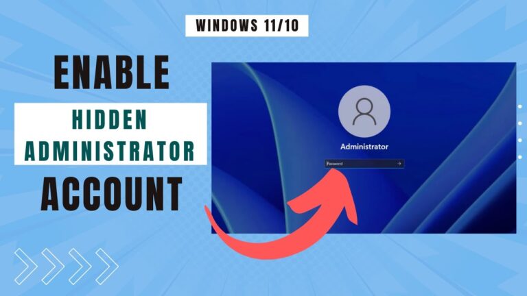 Hướng dẫn enable tài khoản administrator win 10 win 11